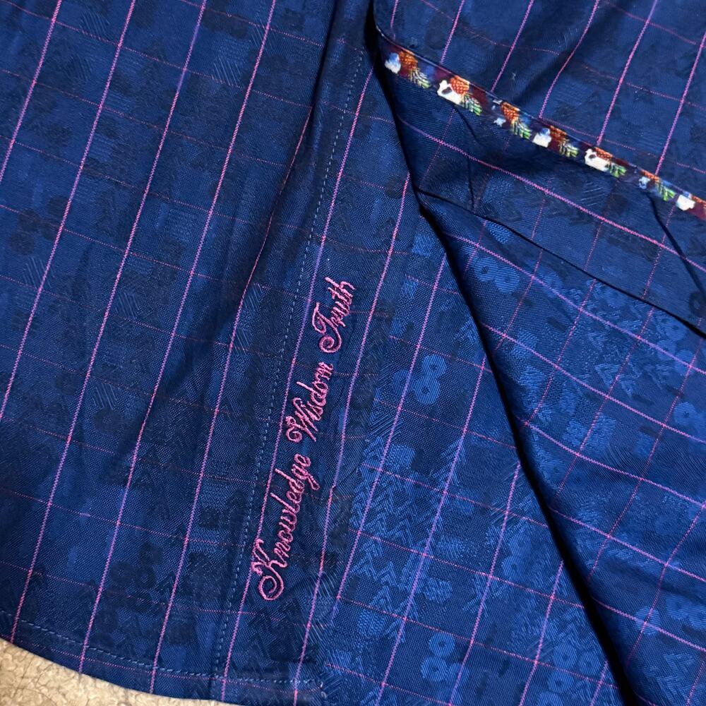 Robert Graham Pineapple Flip Cuff Windowpane Shir… - image 3